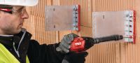 HRD-H пластмасов винтов дюбел Предварително сглобен безфланцов пластмасов анкер за бетон и зидария с високоустойчив на корозия винт (въглеродна стомана, шестостенна глава) Приложения 4